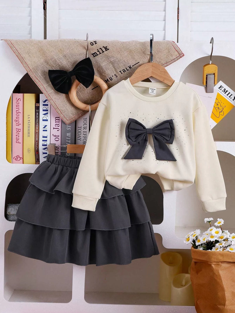 Conjunto Infantil Feminino Lacinho