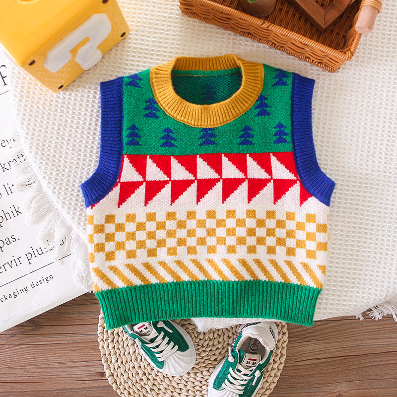 Conjunto Infantil Masculino Colete 3 Peças