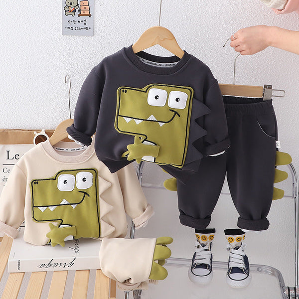 Conjunto Infantil Masculino Inverno Dinossauro