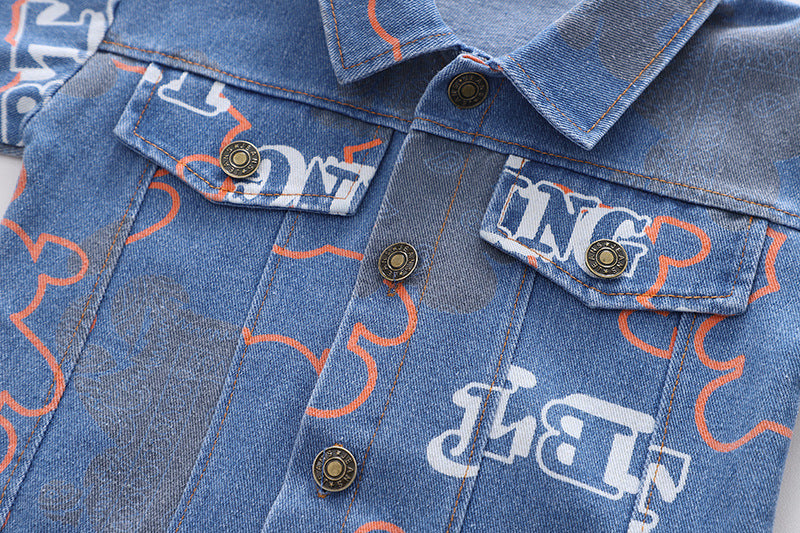 Conjunto Infantil Jeans Ursinhos 3 Peças