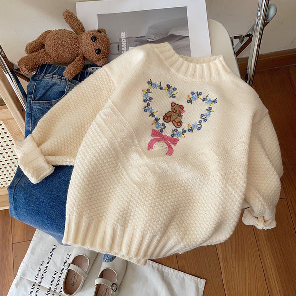 Blusa Infantil Lacinho e Urso