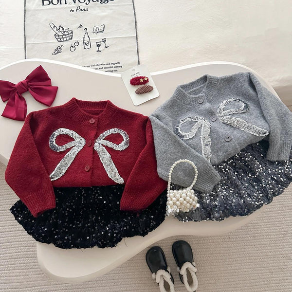 Conjunto Infantil Feminino Lacinho e Brilhos