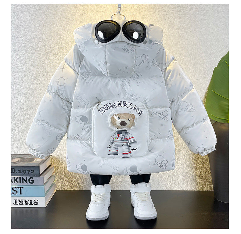 Casaco Infantil Inverno Ursinho Astronauta