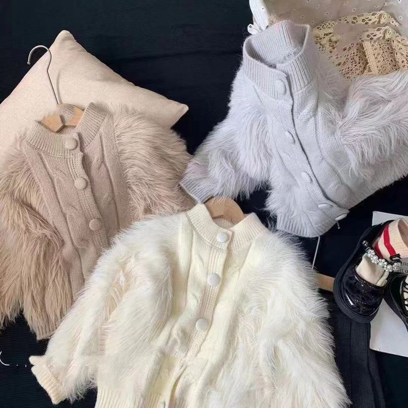 Casaco Infantil Feminino Inverno Pelinhos