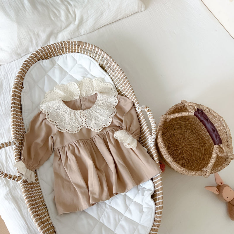 Vestido Infantil Golinha Rendada