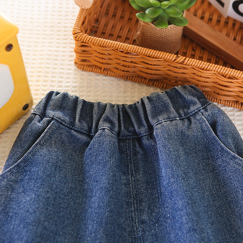 Conjunto Infantil Masculino 3 Peças Bolso Ursinho