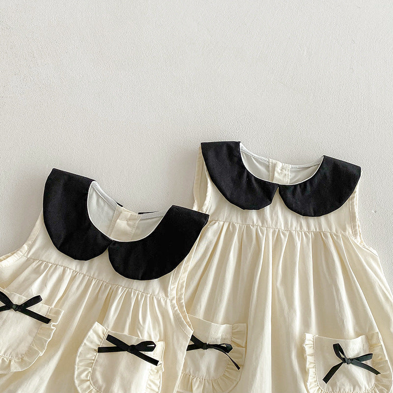 Vestido/ Body Infantil Verão Lacinhos