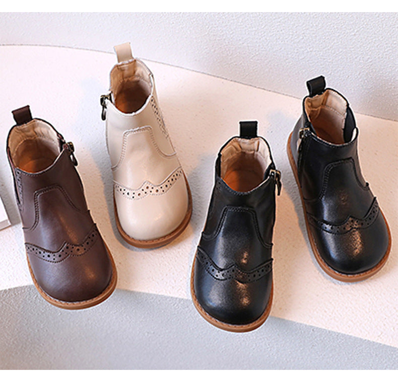 Bota Infantil Feminina Zípper Furadinha
