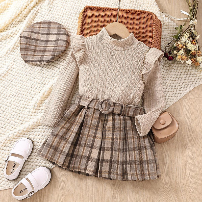Conjunto Infantil Feminino Xadrez