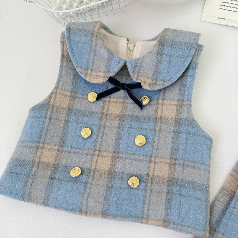 Conjunto Infantil Térninho Xadrez