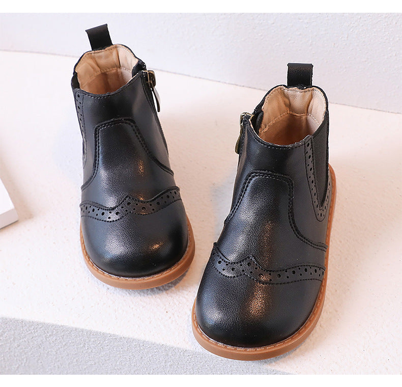Bota Infantil Feminina Zípper Furadinha