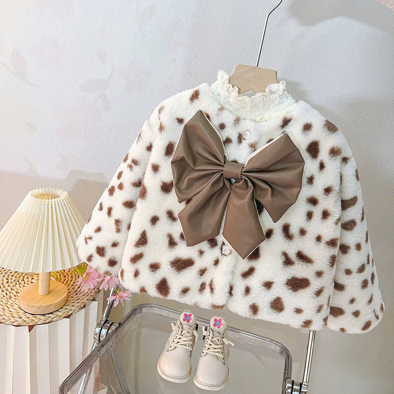 Casaco Infantil Plush Lacinho