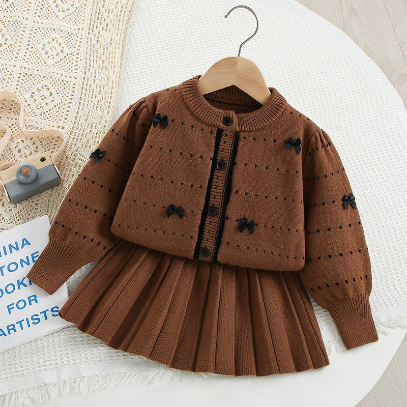 Conjunto Infantil Feminino Inverno Lacinhos