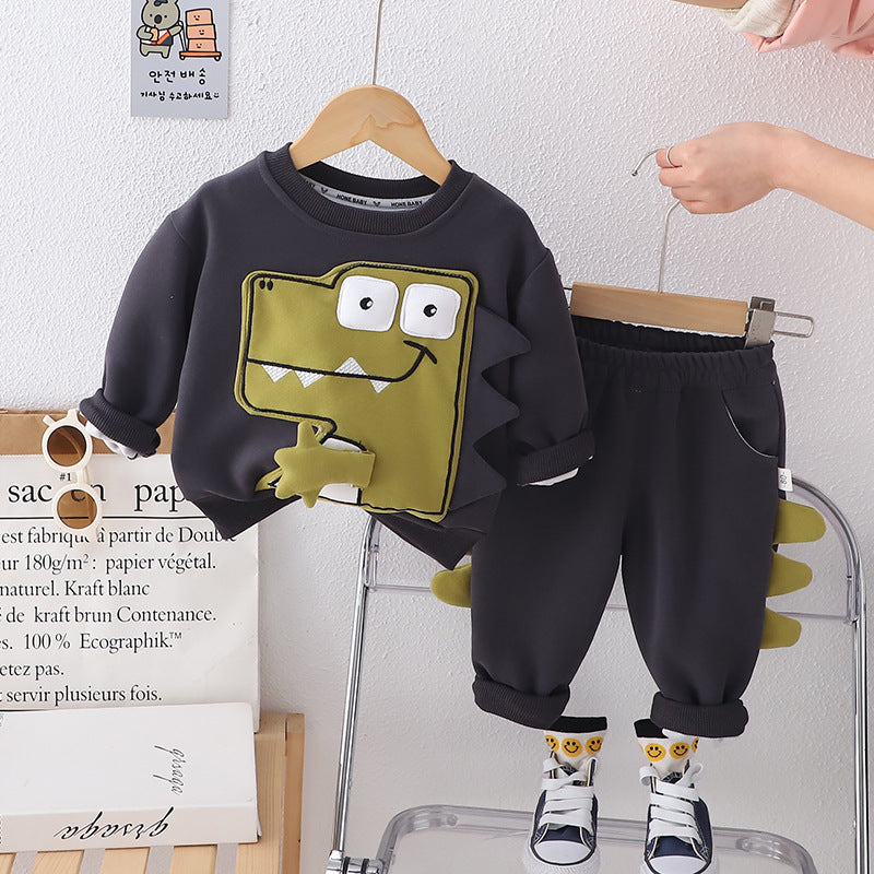 Conjunto Infantil Masculino Inverno Dinossauro