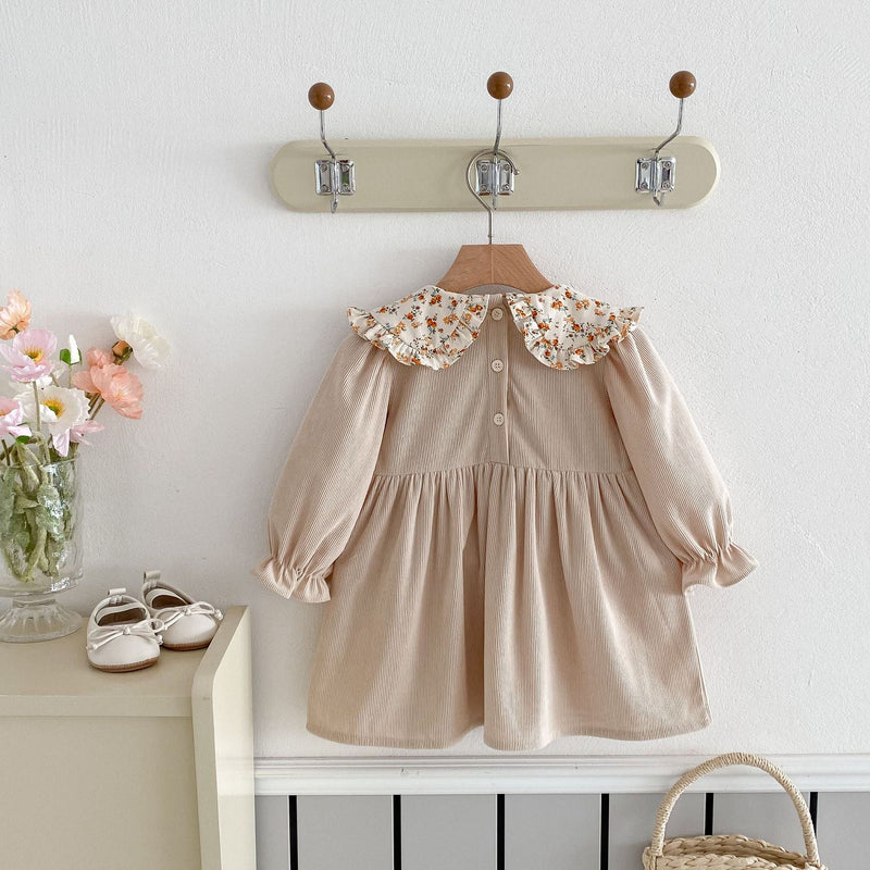 Vestido Infantil Gola Florzinhas