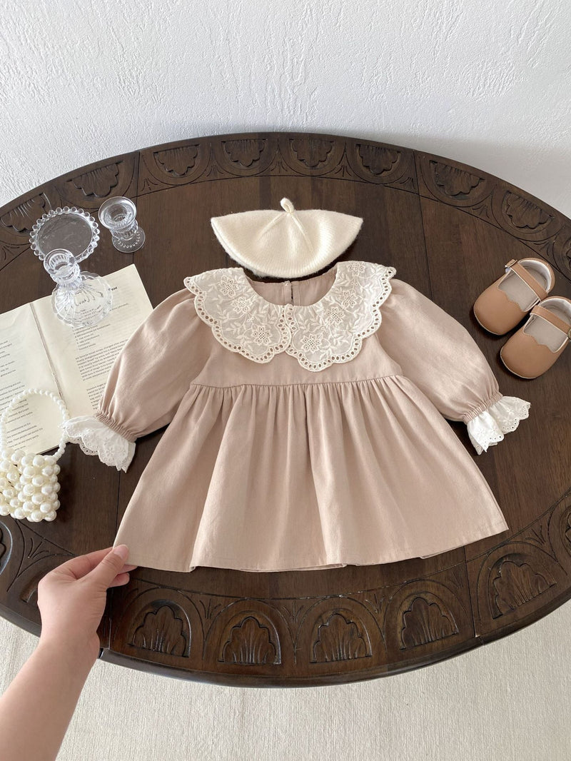 Vestido Infantil Golinha Rendada