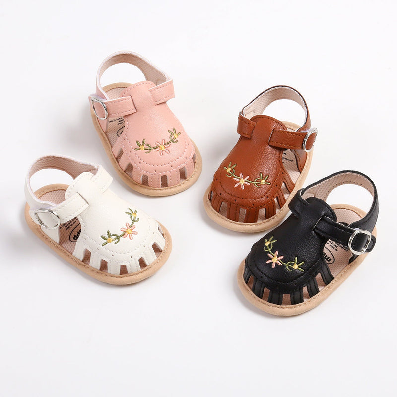 Sandália Infantil Feminina Verão Florzinhas