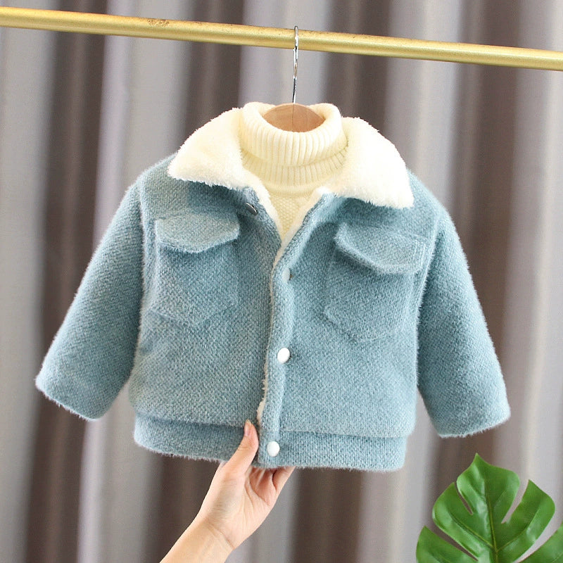 Casaco Infantil Feminino Forrado de Plush