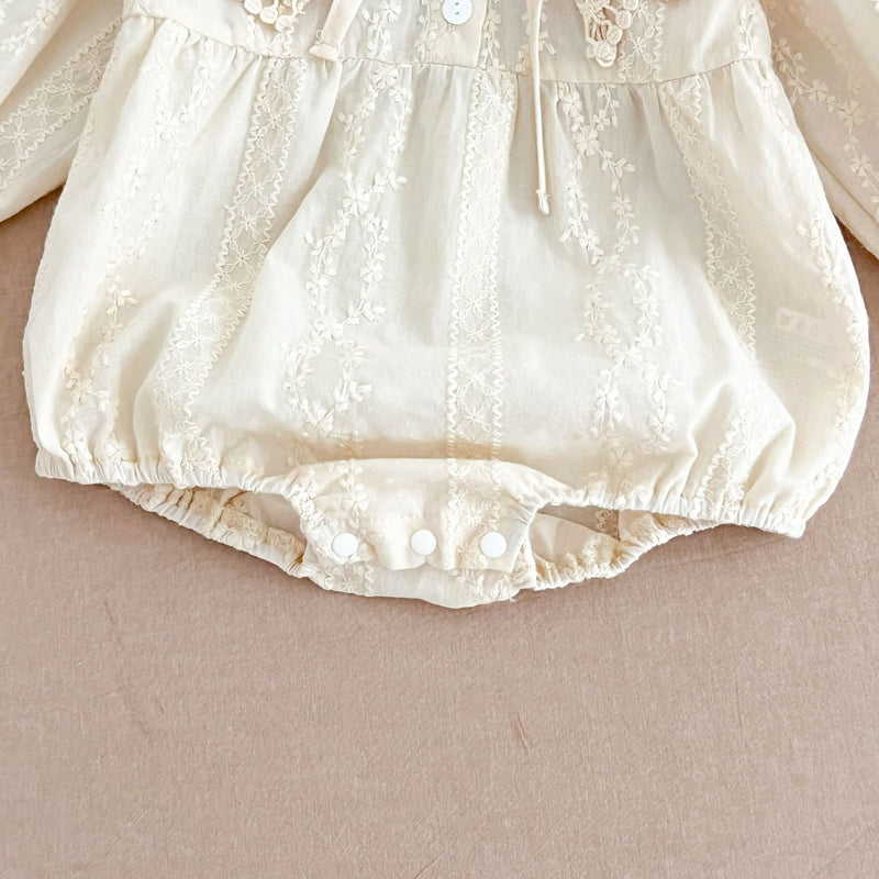 Body Infantil Feminino Gola Rendadinho