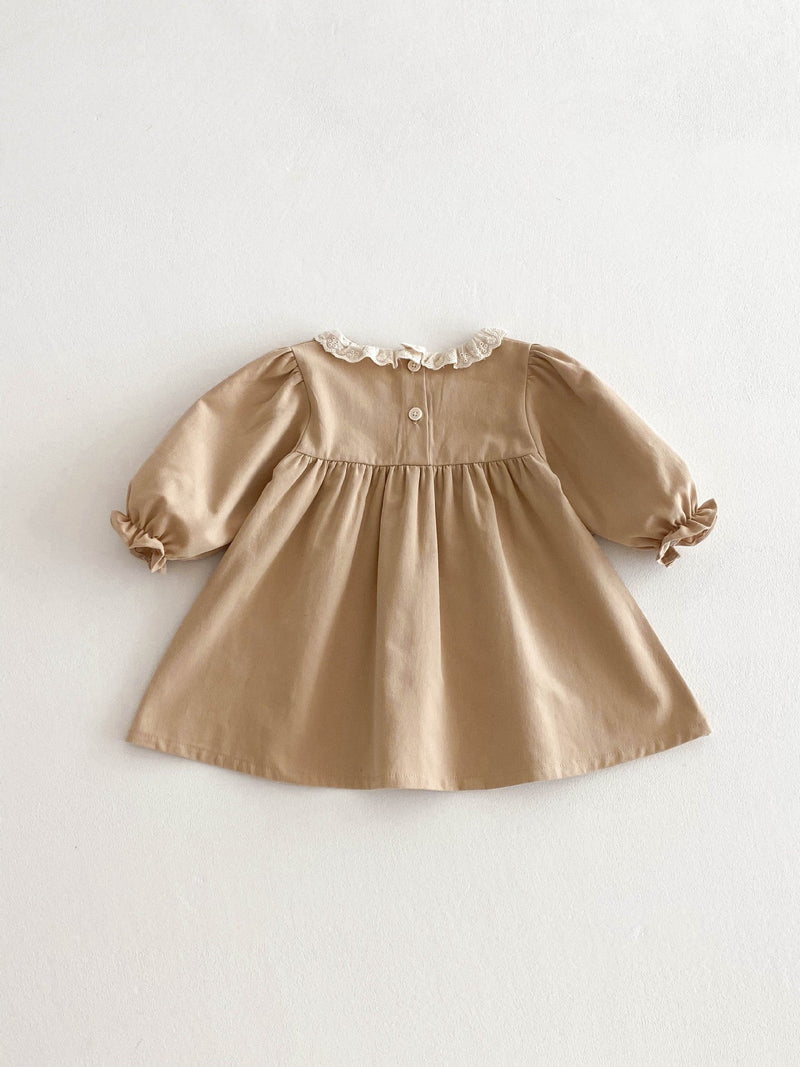 Vestido Infantil Bordadinho Florzinhas