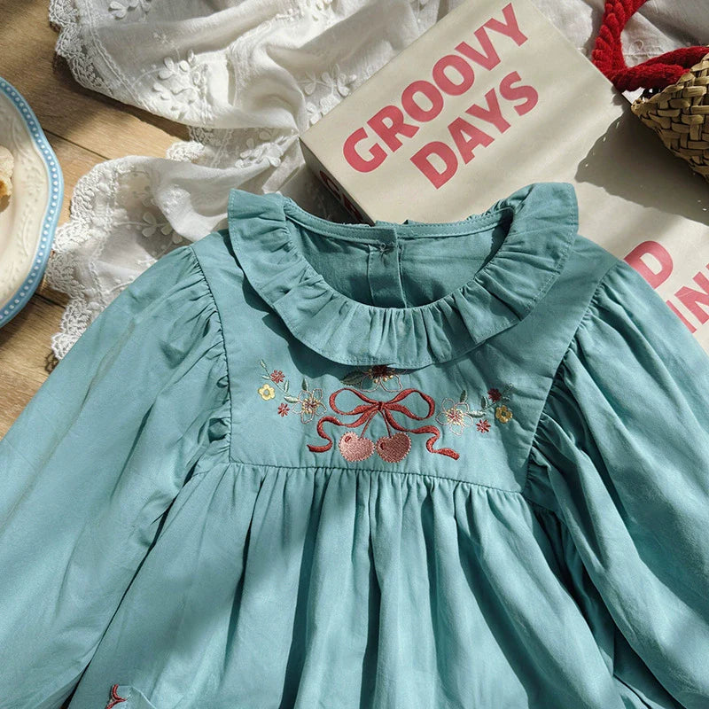 Vestido Infantil Lacinho Frutinha