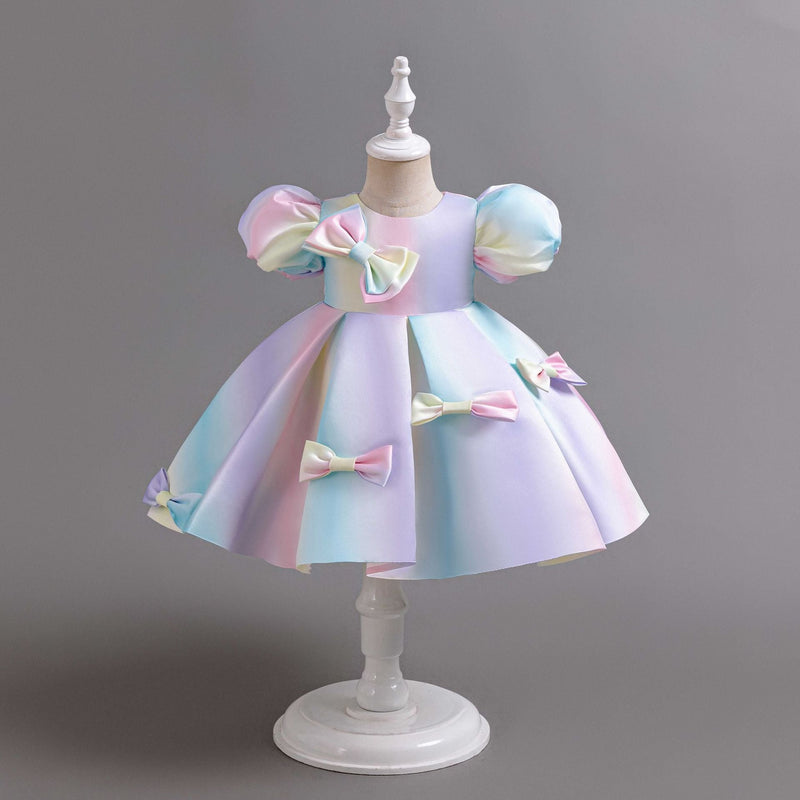 Vestido Infantil Colors Lacinhos
