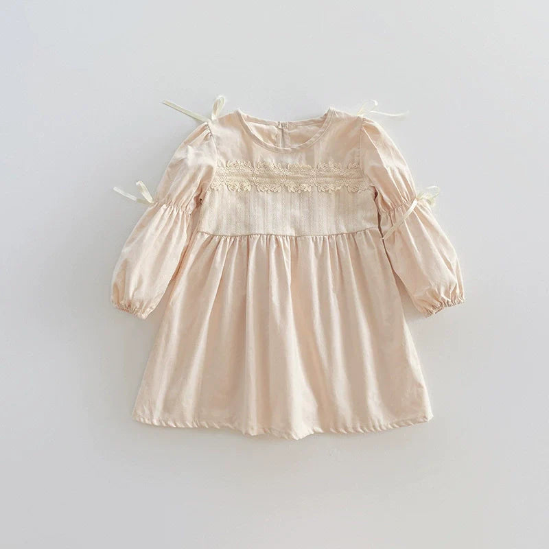 Vestido Infantil Rendinha Lacinhos