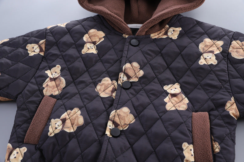 Conjunto Infantil Masculino 3 Peças Inverno Ursinho