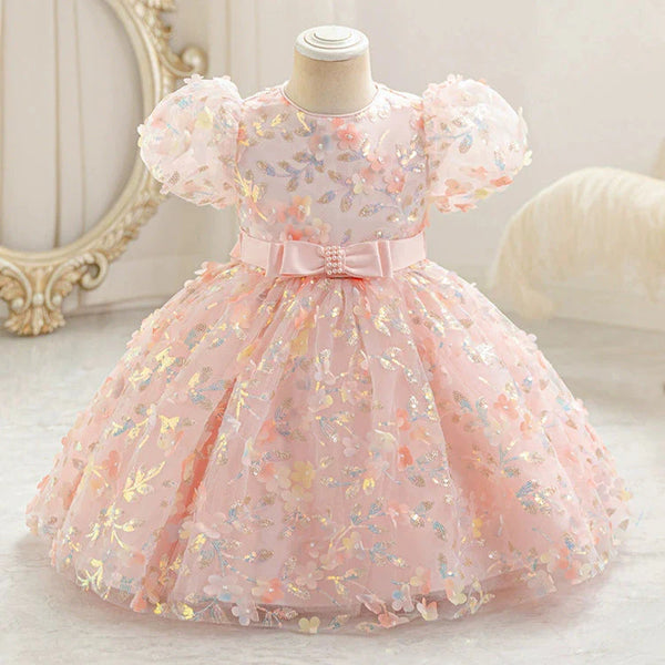 Vestido Infantil Festa Florzinhas