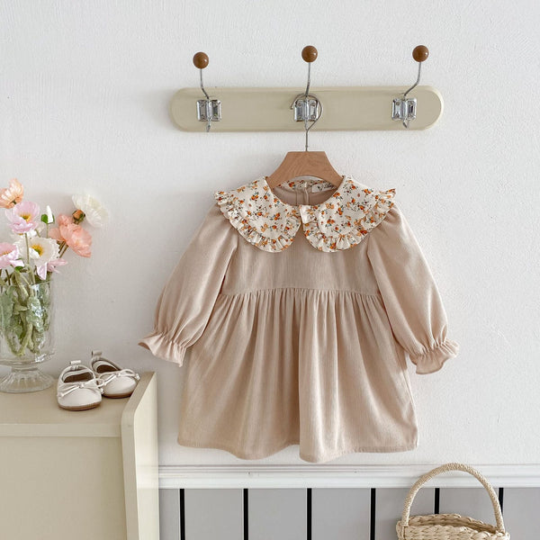 Vestido Infantil Gola Florzinhas