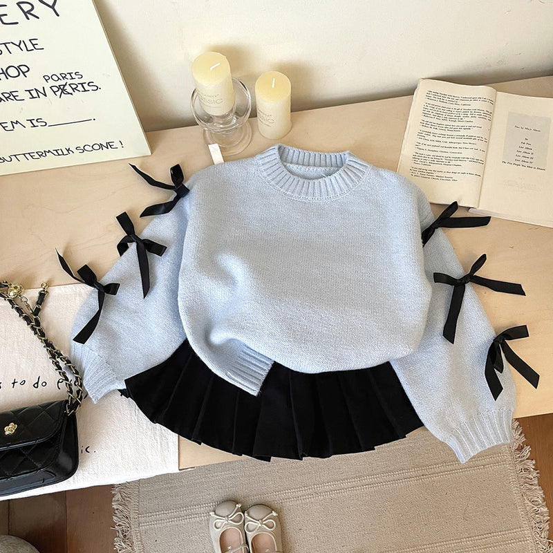 Blusa Infantil Inverno Lacinhos
