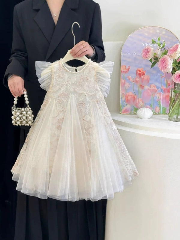 Vestido Infantil Luxo Floral