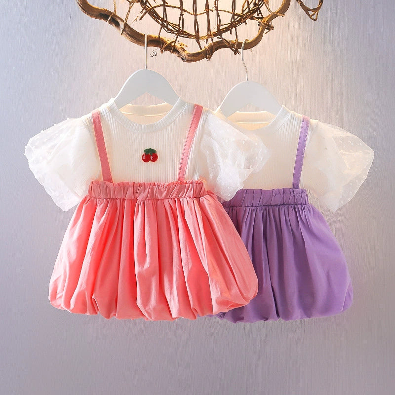 Conjunto Infantil Feminino Cerejinha