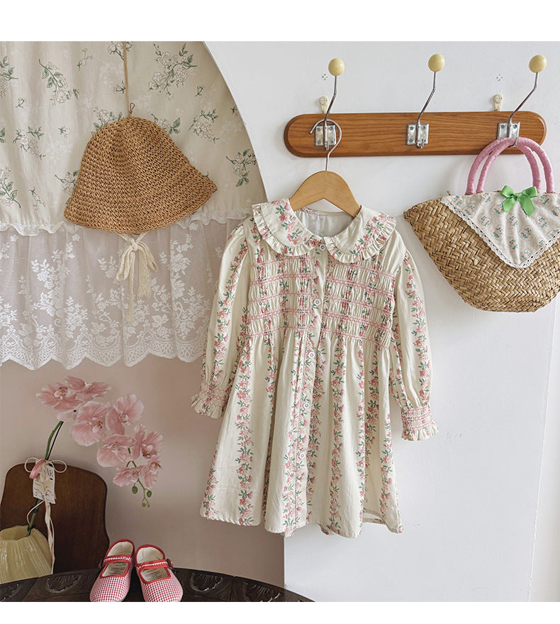 Vestido Infantil Floral Golinha