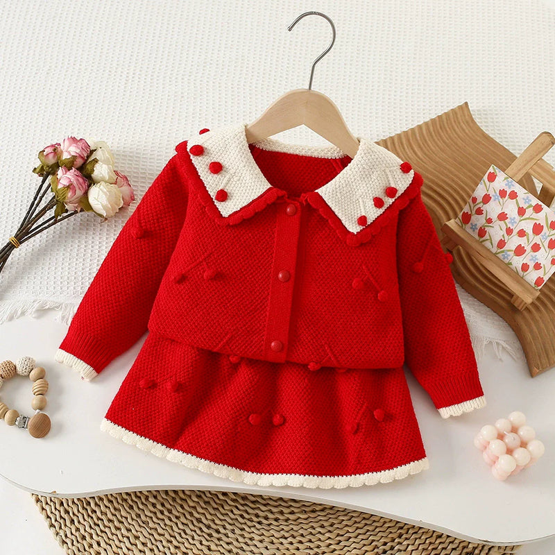 Conjunto Infantil Feminino Cerejnhas