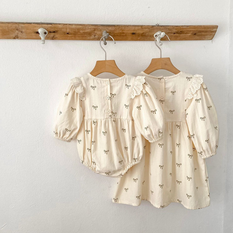 Vestido Body Infantil Lacinhos