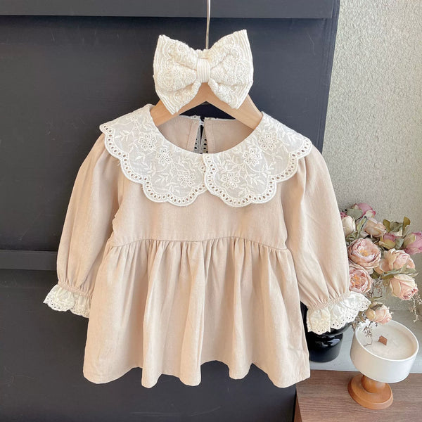 Vestido Infantil Rendado