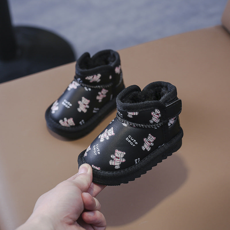Bota Infantil Peludinha Ursinhos