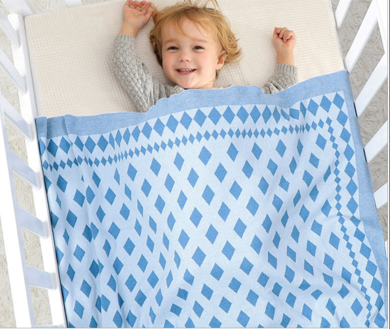 Manta Infantil De Tricô