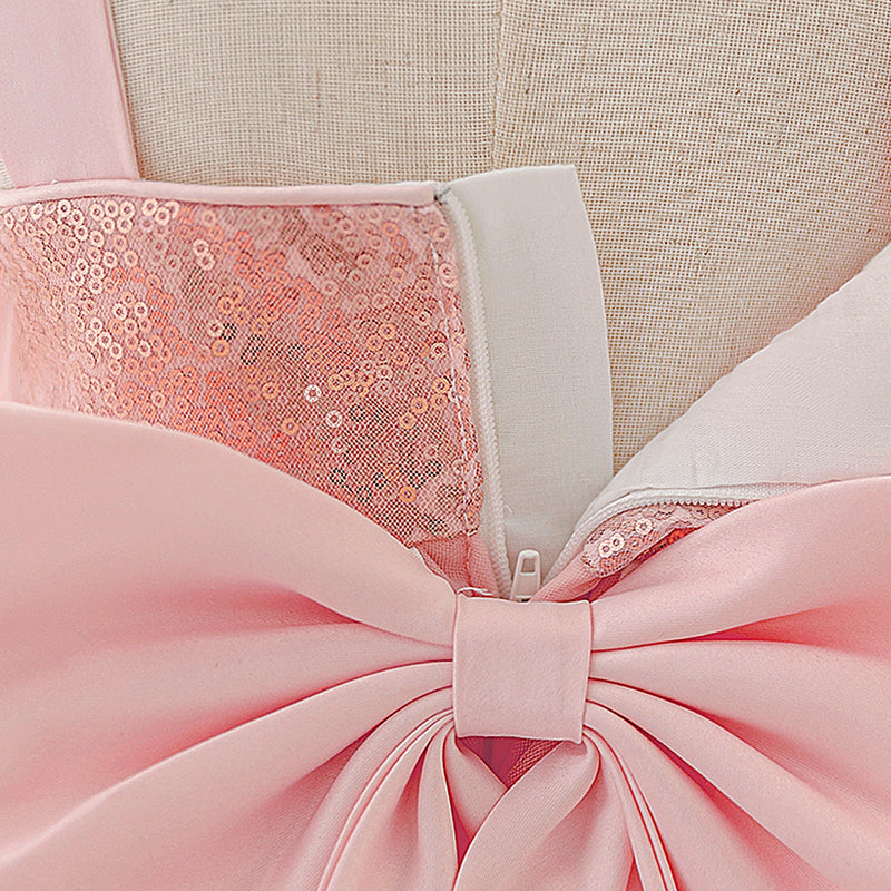 Vestido de Festa Lantejoulas e Tule Camadas
