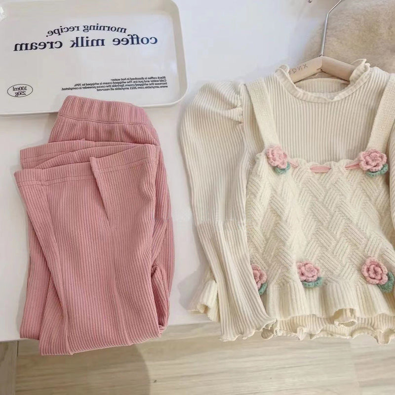 Conjunto Infantil Inverno Florzinhas
