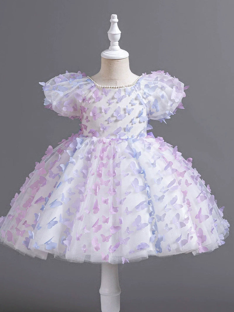 Vestido Infantil de Festa Borboletinhas