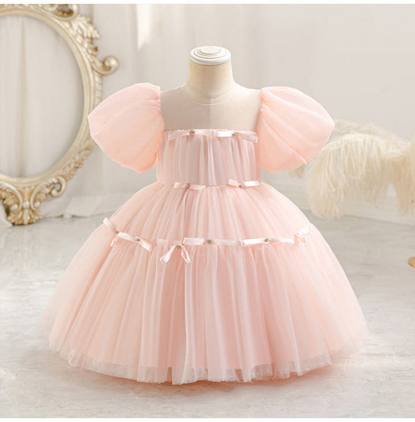 Vestido de Festa Mini Lacinhos