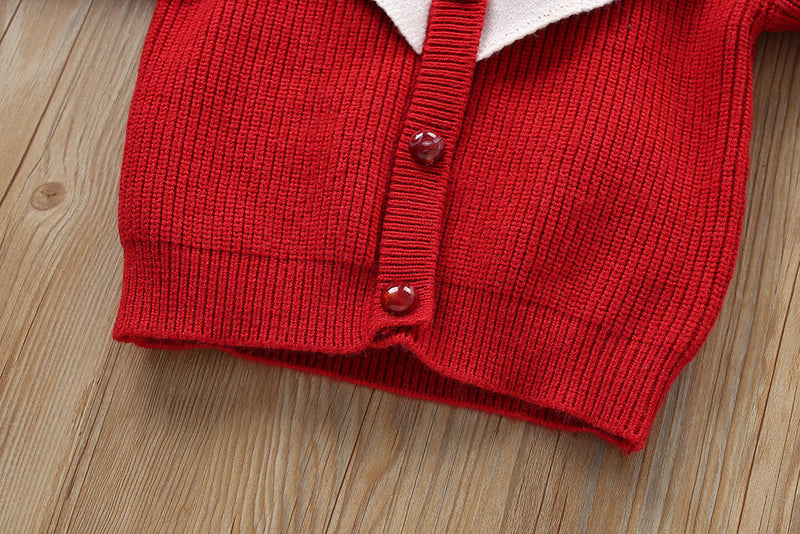 Conjunto Infantil Tricô Golinha Xadrez