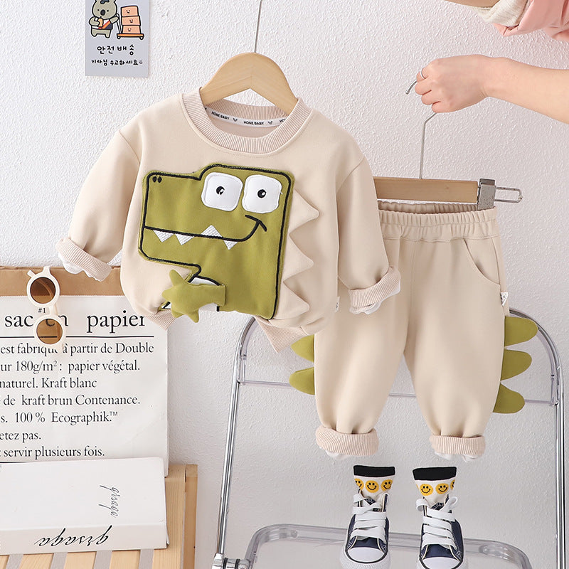 Conjunto Infantil Masculino Inverno Dinossauro