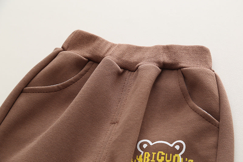 Conjunto Infantil Masculino 3 Peças Ursinho e Carrinho