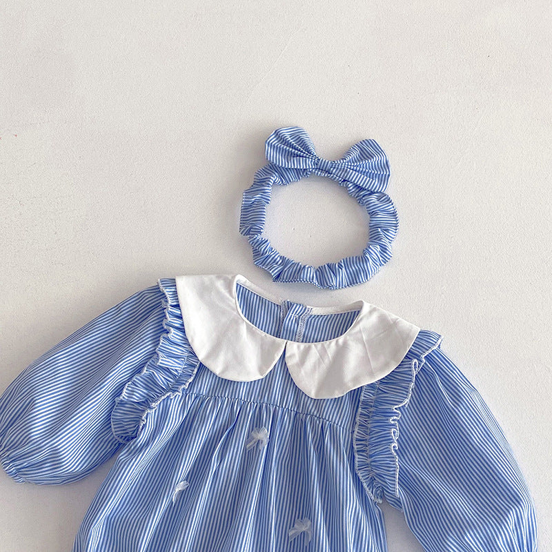 Body/ Vestido Infantil Lístras Lacinho