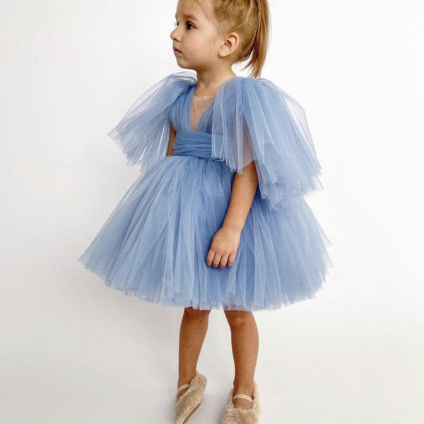 Vestido Infantil Tule Bufante