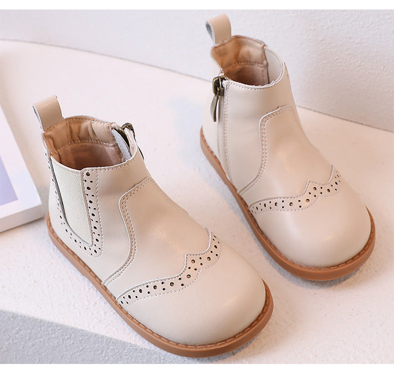Bota Infantil Feminina Zípper Furadinha