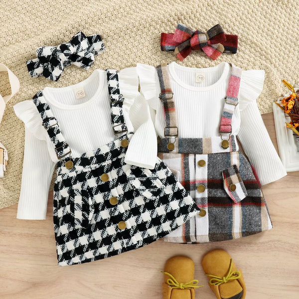 Conjunto Infantil Inverno Xadrez